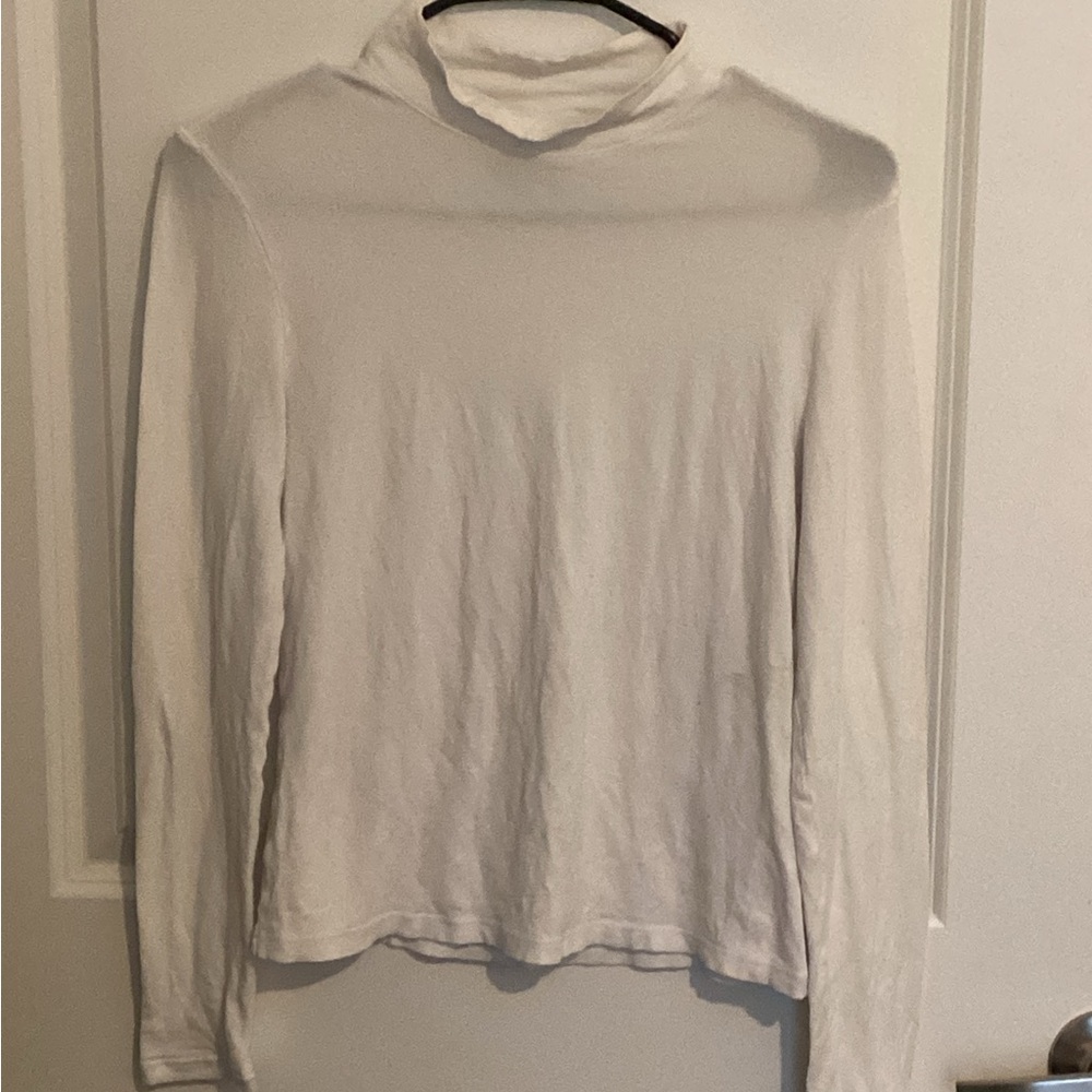 Talbots White Turtle neck